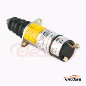 Solenoide de apagado de combustible 307-2546 1502-12D6U2B2S2A para minicargadoras Caterpillar con motores Perkins serie UB704