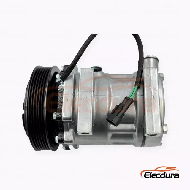 7H15 24V 6PK 133 mm Compressor A/C para servi&ccedil;o pesado para caminh&atilde;o FAW Jiefang New Hanwei 375