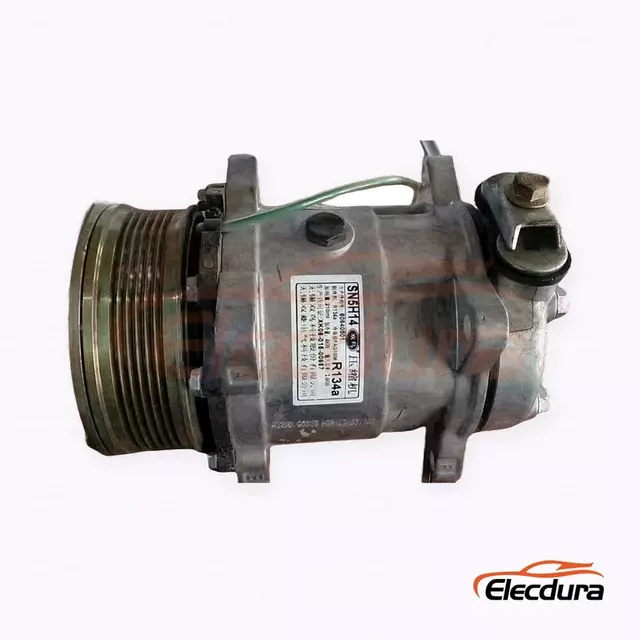 Kompresor A/C Tugas Berat 5H14 24V 6PK untuk truk Foton Auman
