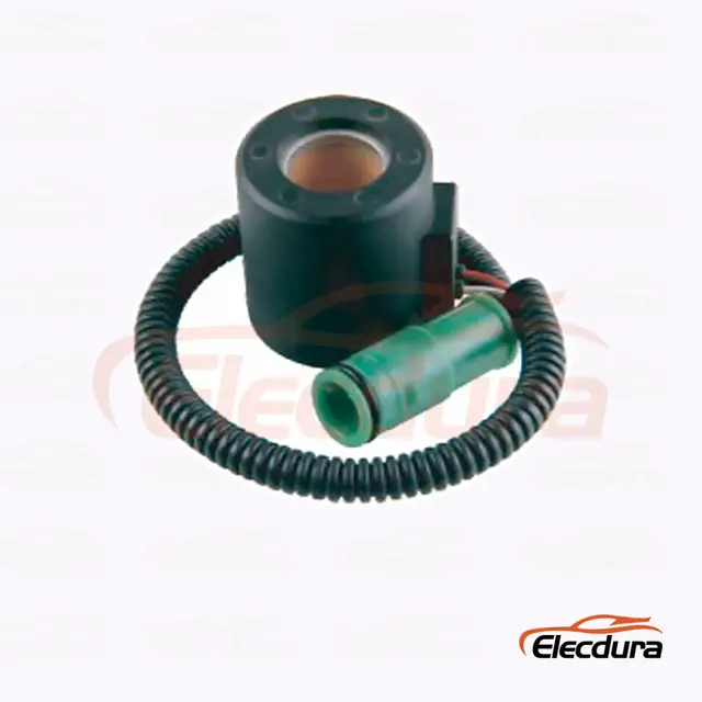24V Carcasa redonda con arn&eacute;s de cables protegido Bobina de solenoide hidr&aacute;ulico automotriz universal para equipo pesado Suministro B2B
