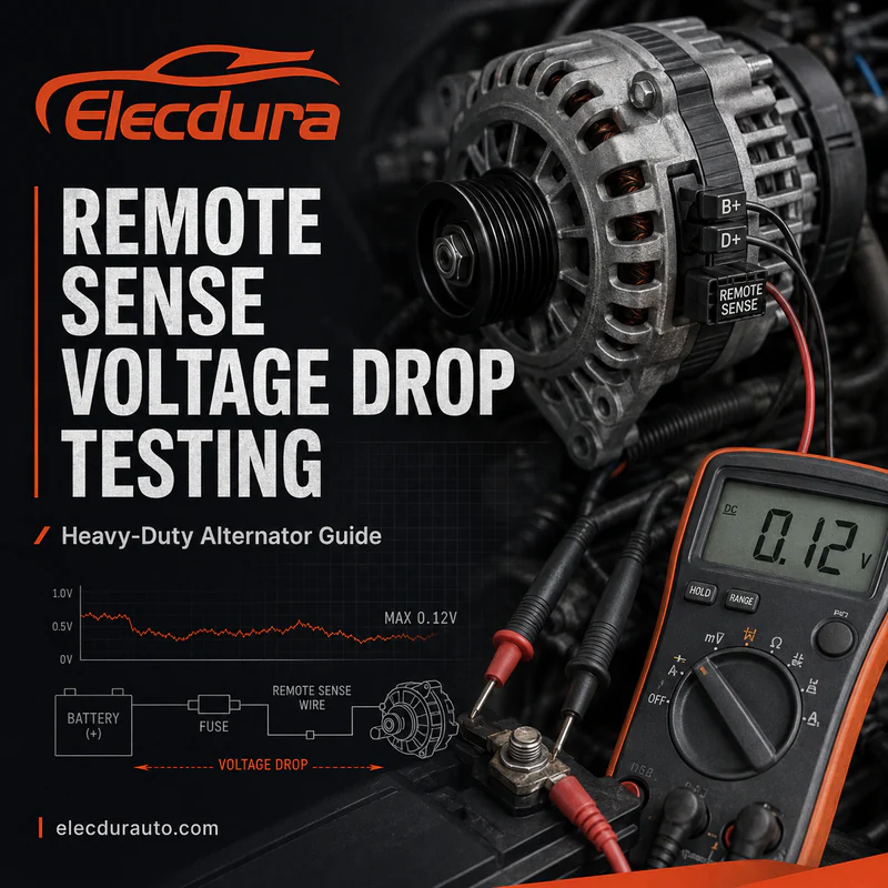Heavy-Duty Alternator Remote Sense Circuit Sp&aelig;ndingsfaldstest