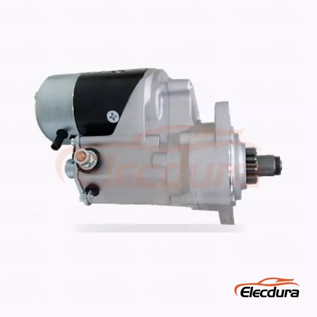 Motor de arranque tipo Denso de 24 V, 4,5 kW, 11 dientes CW, variante G, vista lateral completa