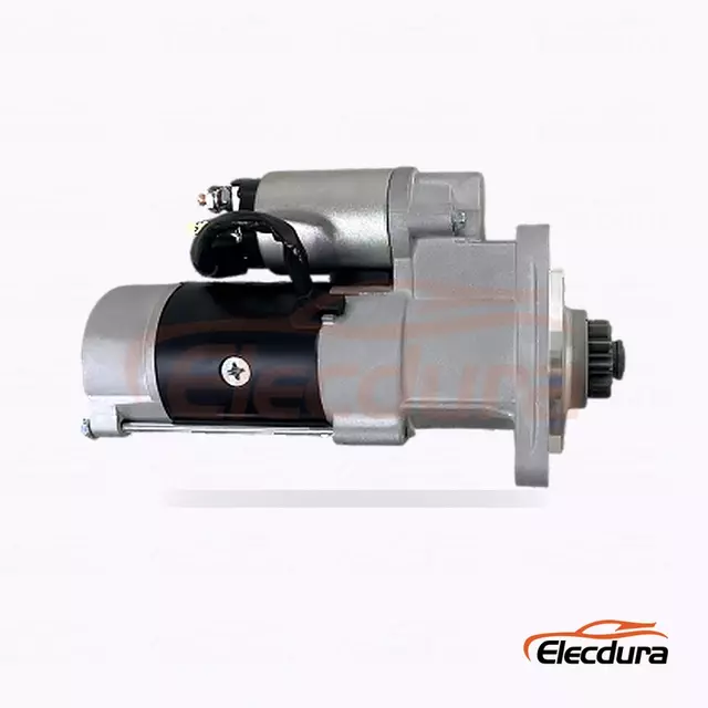 STA1534 ヒュンダイおよび斗山掘削機スターター モーター、24V 5.0kW 11 歯、背面端子図
