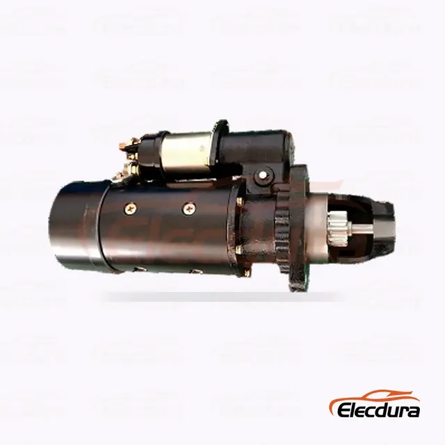 Delco Remy 42MT 24V 7,8kW 12 t&auml;nder CW-startmotor, komplett sidovy