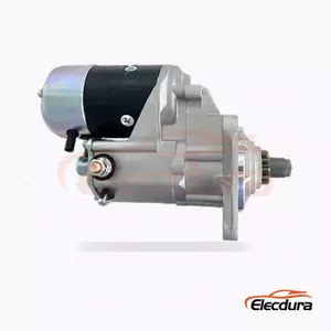 23300-95009 Motor Starter Peralatan Konstruksi Kobelco, 24V 4.5kW 11 Gigi, Tampak Samping Lengkap