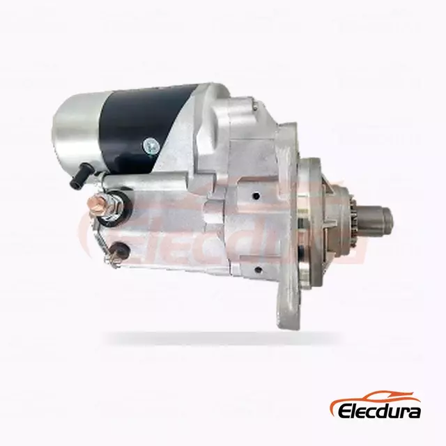 028000-4870 Isuzu a Daewoo Industrial Equipment Starter Motor, 12V 2,5kW 11 zubů, pohled na zadn&iacute; termin&aacute;l