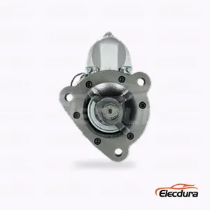 6008133752 Kubota 6D125 Motorino di avviamento Distributore, lato trasmissione, vista anteriore