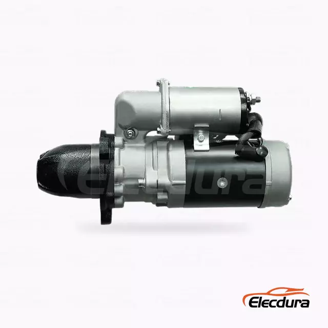 6008139510 Komatsu PC125-7 SA6D170 มอเตอร์สตาร์ทขายส่ง, มุมมองด้านข้างที่สมบูรณ์