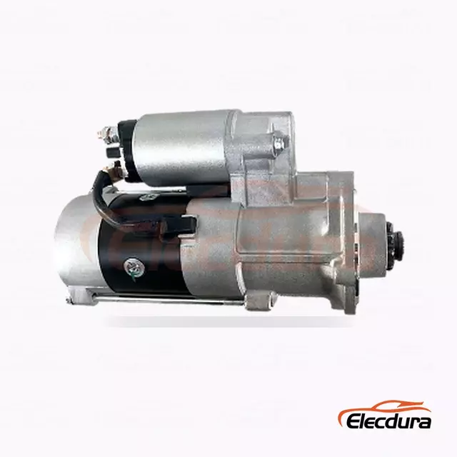 M8T70971 Motor de arranque Kubota, 12 V, 2,2 kW, 9 dientes, vista del terminal trasero
