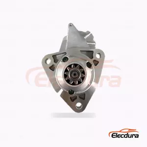 228000-7380 Cummins 6CT8.3 Motor Starter, 24V 7.5kW 10 Gigi, Tampak Samping Lengkap