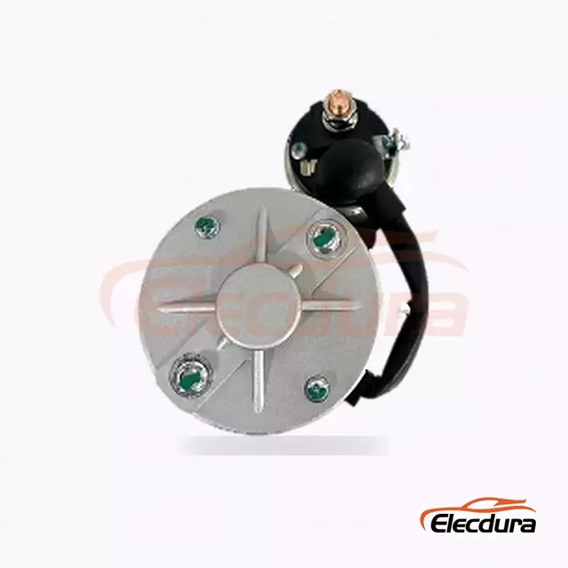 23300-06J03 Motorino di avviamento tipo Hitachi, 12 V 3,0 kW 11 denti, vista terminale posteriore