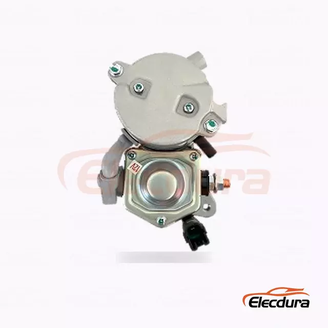 28100-31141 Toyota 4Runner og Land Cruiser Startermotor, 12V 1,4kW 10 t&aelig;nder, bagfra terminalvisning