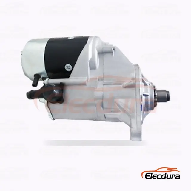 28100-1900 히노 스타터 모터 , 24V 4.5 kW 11개 이빨, 전체 측면도
