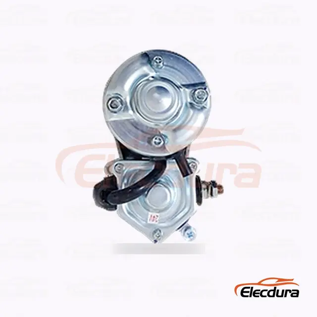 128000-9960 Motor de arranque Komatsu, 12 V 2,5 kW 11 dientes, vista del terminal trasero