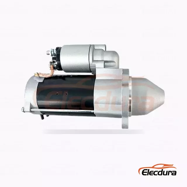 0001230006 Deutz 97 98 스타터 모터, 12V 3.0kW 9톱니, 전체 측면도