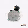 8-94453-212-0 Hitachi-Type มอเตอร์สตาร์ท , 12V 2.5 kW 9 ฟัน, มุมมองการติดตั้งที่ปลายไดรฟ์