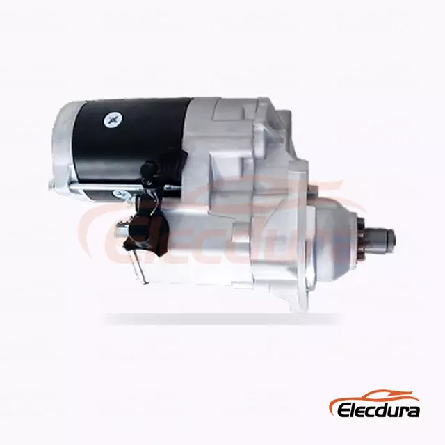 428000-1880 Freightliner og Thomas indbygget startmotor, 12V 4,0kW 11 t&aelig;nder, komplet set fra siden