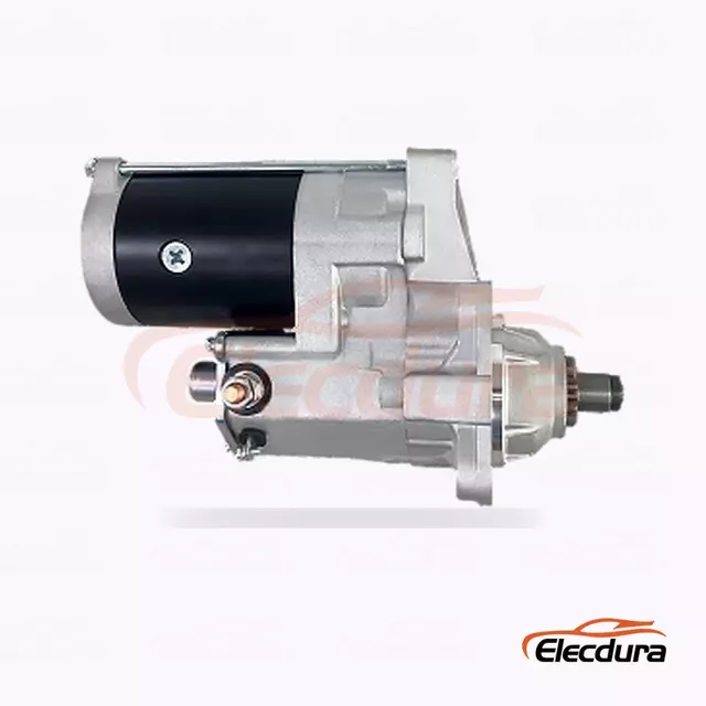 128000-7250 John Deere 7200 Start&eacute;r Motor, 12V 3,0kW 10 zubů, kompletn&iacute; bočn&iacute; pohled