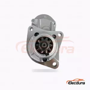 128000-4090 Startovac&iacute; motor Caterpillar, 12V 2,5kW, 10 zubů, kompletn&iacute; bočn&iacute; pohled