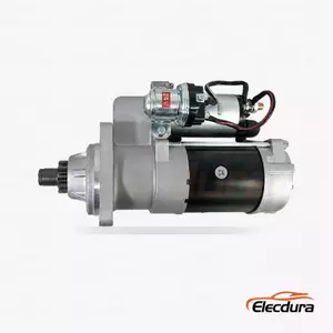 50-8420 Cummins Start&eacute;r Motor, 12V 2,5kW 10 zubů, kompletn&iacute; bočn&iacute; pohled
