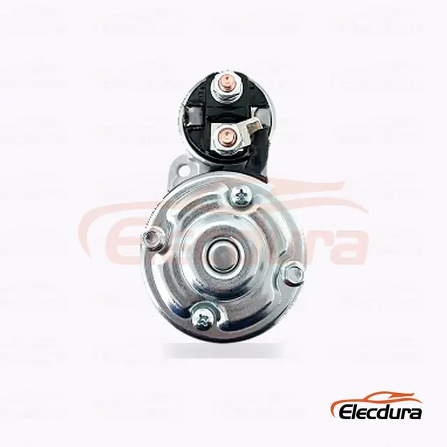 Motor de partida Mitsubishi M0T32071, 12V 1,2kW 0 dentes, vista do terminal traseiro