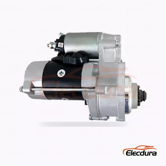 M008T70471 Mitsubishi S4L2 K3D Starter Motor بالجملة، منظر أمامي لنهاية القيادة