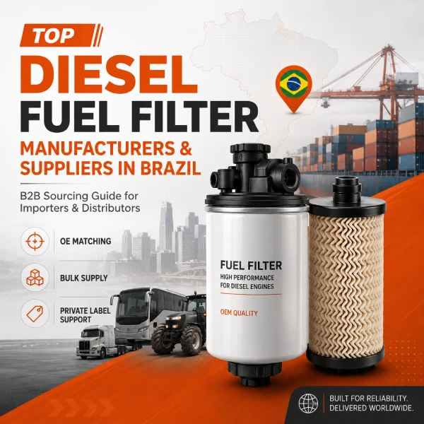 20 najlepszych producent&oacute;w i dostawc&oacute;w filtr&oacute;w oleju napędowego w Brazylii w 2026 r