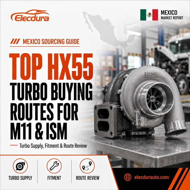 Основные маршруты покупки HX55 Turbo для Cummins M11 и ISM в Мексике