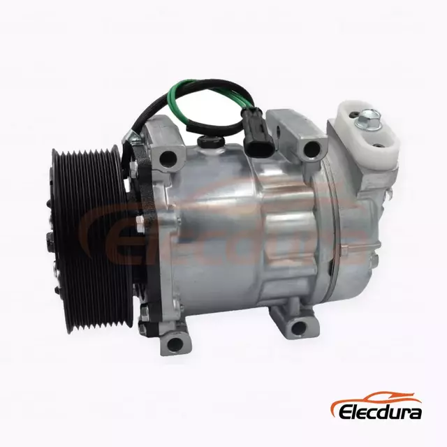 7H15 24V 10PK 123 mm Συμπιεστής A/C βαρέως τύπου για έκδοση FAW Jiefang JH6 horn-port 10PK
