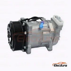 7H15 24V 8PK 119 mm para servi&ccedil;o pesado A/C Compressor para caminh&atilde;o Shacman Delong 3000
