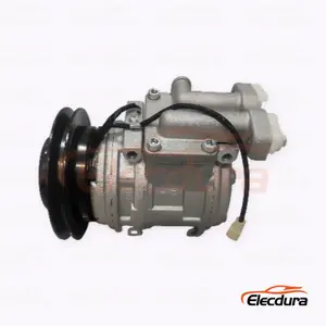 Daewoo DH80-J ekskavat&ouml;r i&ccedil;in 10PA15C 12V A1 142 mm ağır hizmet A/C Kompres&ouml;r