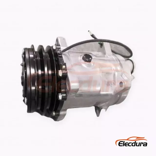Compresseur de climatisation robuste 5H14 24V A2 132 mm pour camion Foton Auman K14