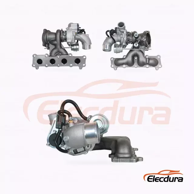 Elecdura K03 Turbolader 53039700288 OE LR031510 komplette Baugruppe Vorderansicht