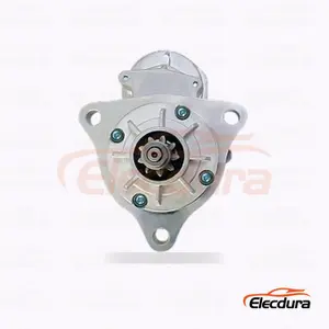 Fiat Diesel 12V 2.5 kW 9 Gigi CW Motor starter , Tampak Samping Lengkap