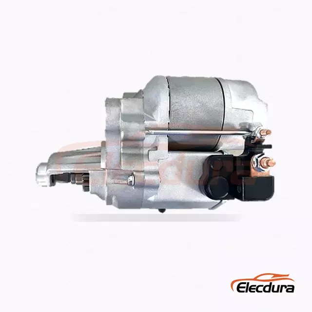 FYD350-N Heavy-Duty startermotor, 24V 2,5kW 9 t&aelig;nder, bagfra terminalvisning