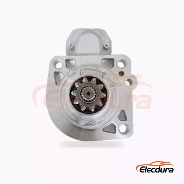 Moteur de d&eacute;marreur Denso-Type 12 V 1,4 kW 9 dents CW variante B, vue lat&eacute;rale compl&egrave;te