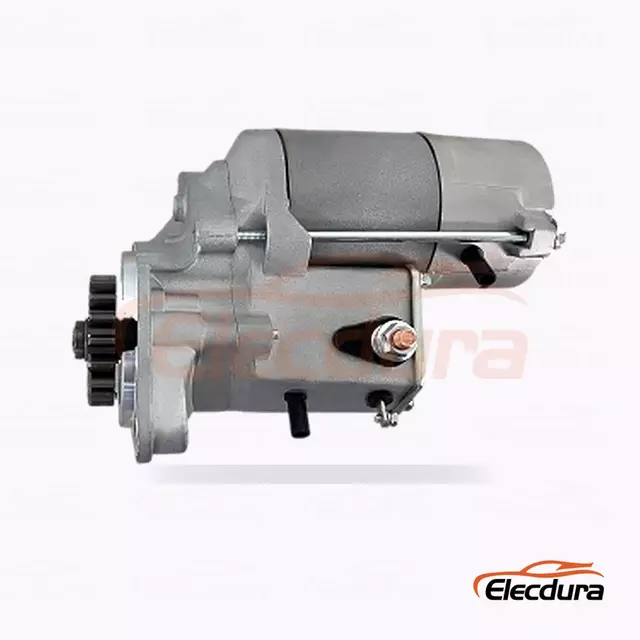D&eacute;marreur robuste FYD140-N, 12 V, 2,0 kW, 18 dents, vue du terminal arri&egrave;re