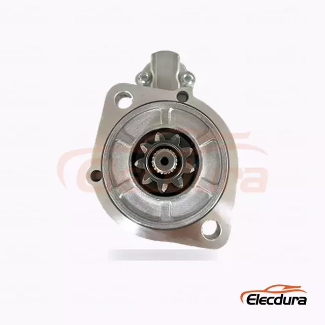 M8T70971 Motor de arranque Kubota, 12 V, 2,2 kW, 9 dientes, vista lateral completa