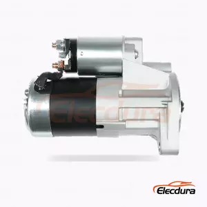 23300-W9810 محرك تشغيل الرافعة الشوكية Nissan وTCM، 12V 1.2kW 9 أسنان، منظر جانبي كامل