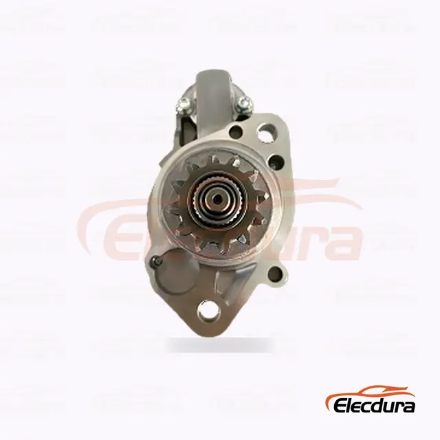 Motor de partida Mitsubishi M008T71471, 12V 1,7kW 12 dentes, vista lateral completa