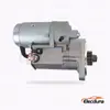 119620-77011 Start&eacute;r motoru Yanmar 3T72 a 3TNA72, 12V 1,0kW, 11 zubů, pohled na mont&aacute;ž na hnac&iacute;m konci