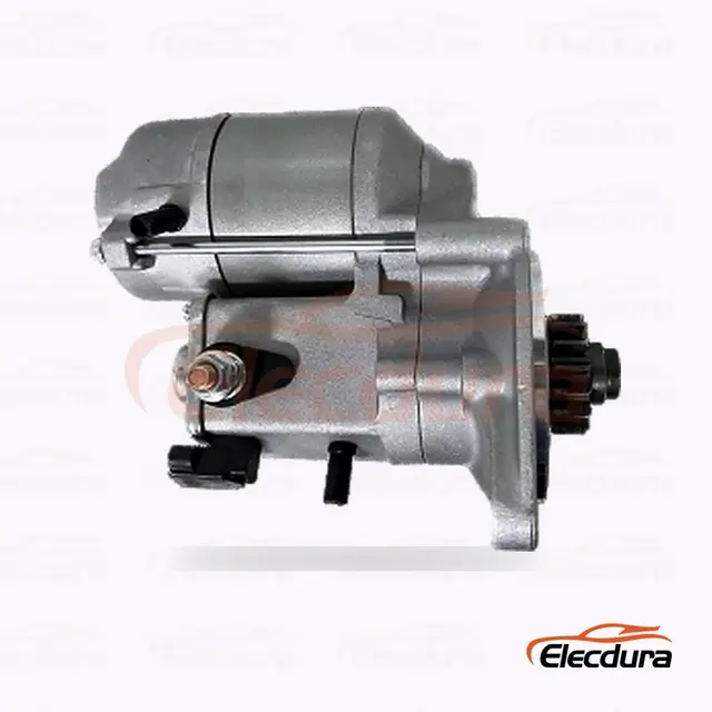 0280007640 John Deere Start&eacute;r, 12V 1,0kW, 15 zubů, pohled zezadu na termin&aacute;l