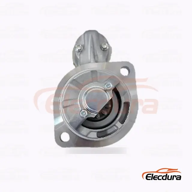 897225-1990 Hitachi-Type D&eacute;marreur pour Isuzu 4BG1, 24V 4.5 kW 11 dents, vue lat&eacute;rale compl&egrave;te
