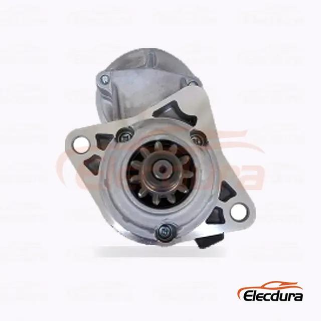 8980844070 Hitachi ZX160LC-3 4JJ1 มอเตอร์สตาร์ท ขายส่ง มุมมองด้านข้างแบบสมบูรณ์