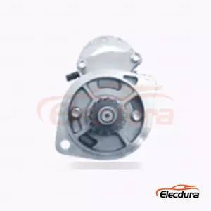 128000-7300 Yanmar 3TNV88 Dieseludstyr Startmotor, 12V 2,0kW 15 t&aelig;nder, komplet set fra siden