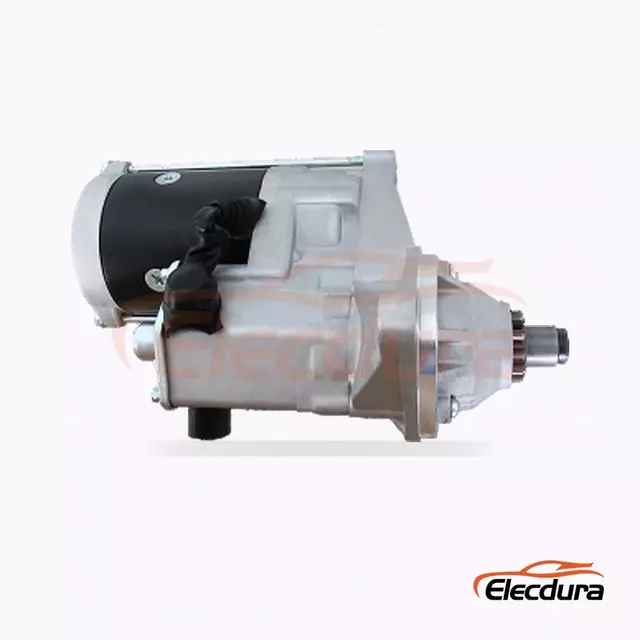 128000-2450 Isuzu 6SA1 Dieselmotor-Anlasser, 24 V, 5,5 kW, 11 Z&auml;hne, komplette Seitenansicht