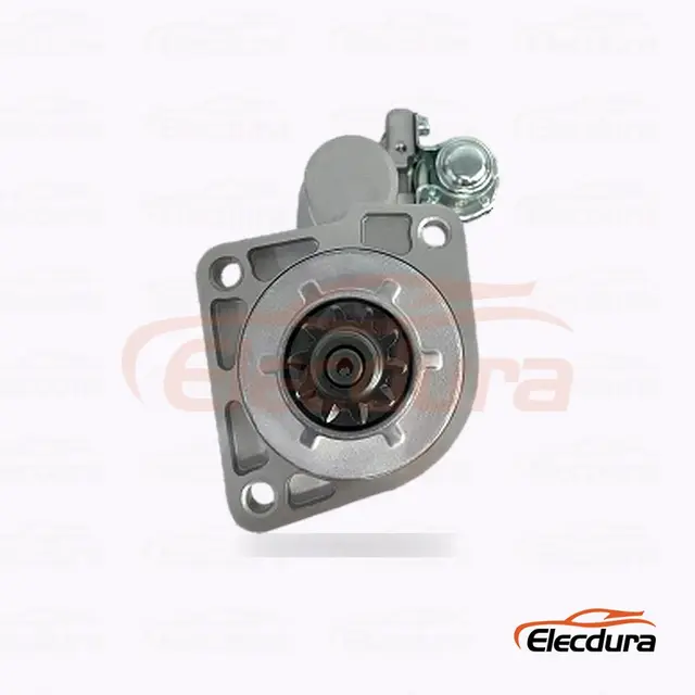 61005266 Motor starter tugas berat , 12V 3.3 kW 10 Gigi, Tampak Samping Lengkap