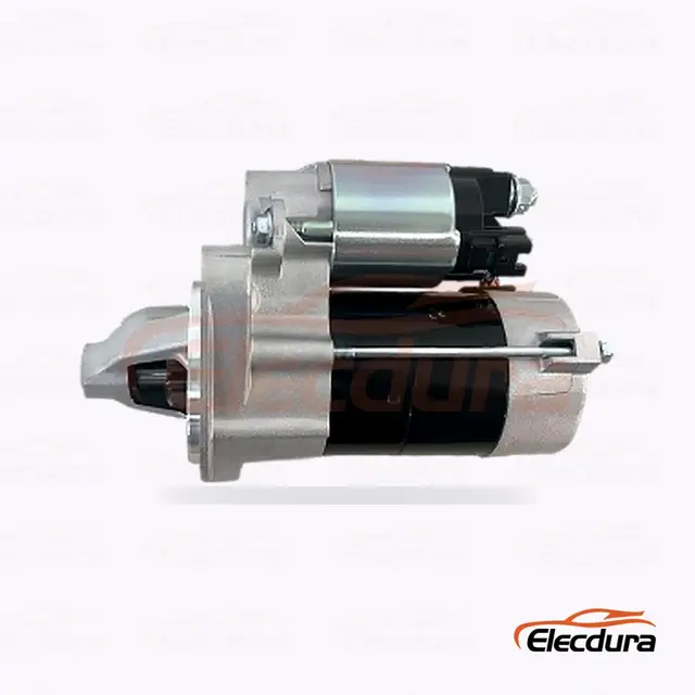0986023910 Motor de arranque Toyota, 12 V, 1 kW, 9 dientes, vista del terminal trasero