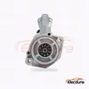 M2T74171 Motor de pornire Mitsubishi 4D56 cu pinion &icirc;nalt, 12V 2,2kW 10 dinți, vedere montaj la capătul de antrenare