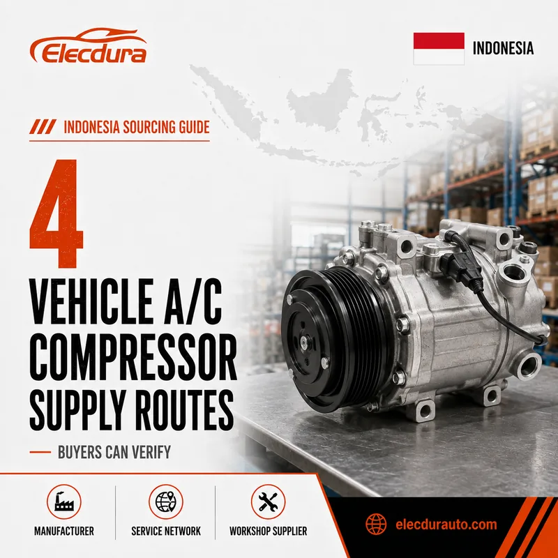 4 Percorsi di fornitura dell'aria condizionata per veicoli indonesiani Compressore che gli acquirenti possono verificare